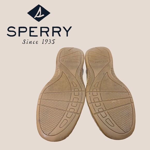 Sperry Angelfish Perf Stripe Boat Shoes 5.5 - Picture 4 of 4